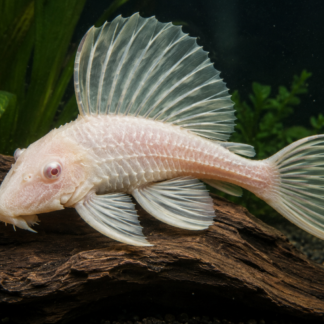 Majestic Pleco Albino Gibbiceps – Premium Golden Sailfin Centerpiece | Fish R Us